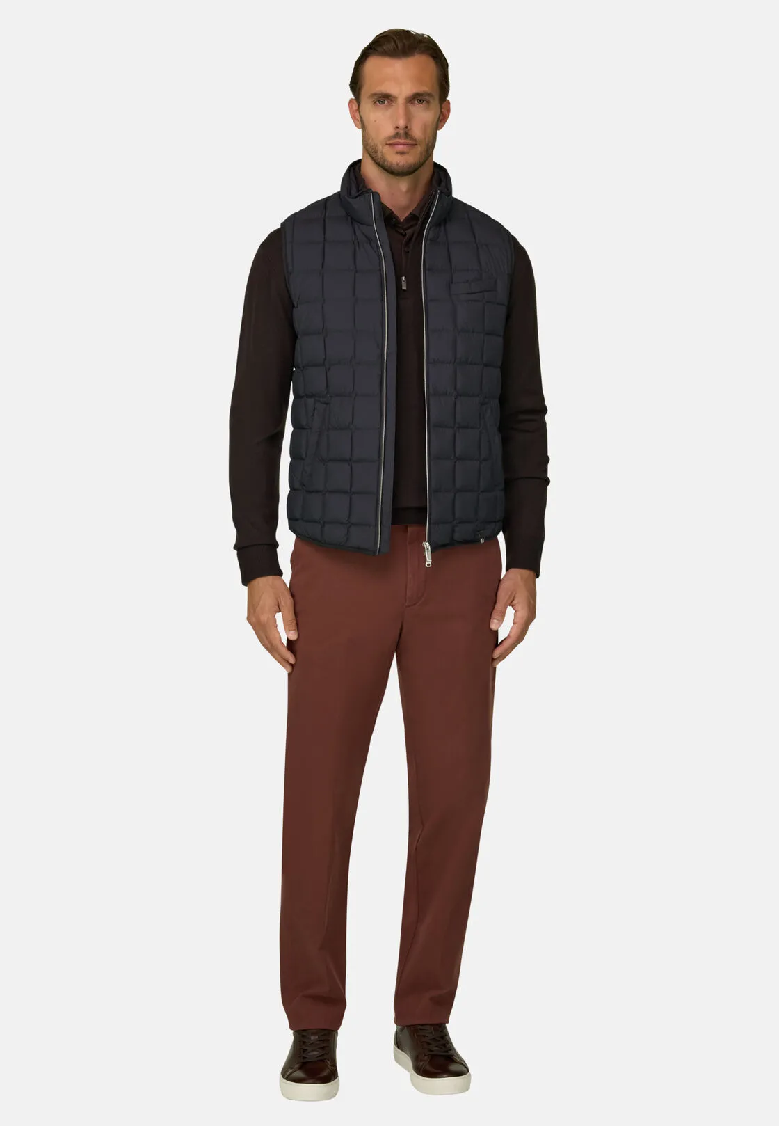 Boggi, Gilet In Piuma D'oca, Uomo, Navy, Taglia: L - immagine 2