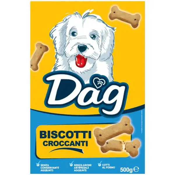 Dag Dog biscotti per cani 500 gr Carne - immagine 1