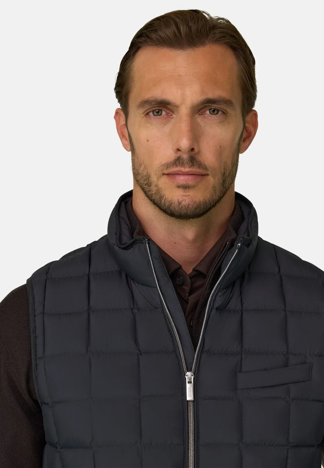 Boggi, Gilet In Piuma D'oca, Uomo, Navy, Taglia: M - immagine 3
