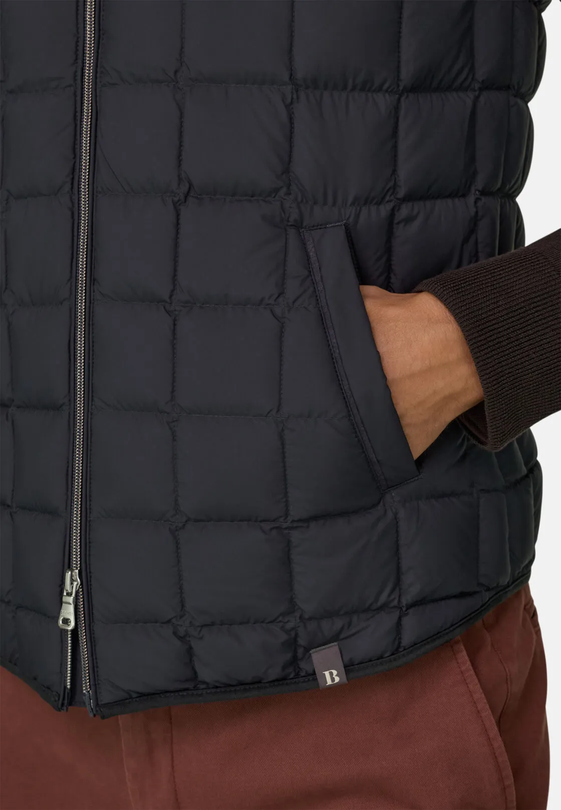 Boggi, Gilet In Piuma D'oca, Uomo, Navy, Taglia: XXL - immagine 5