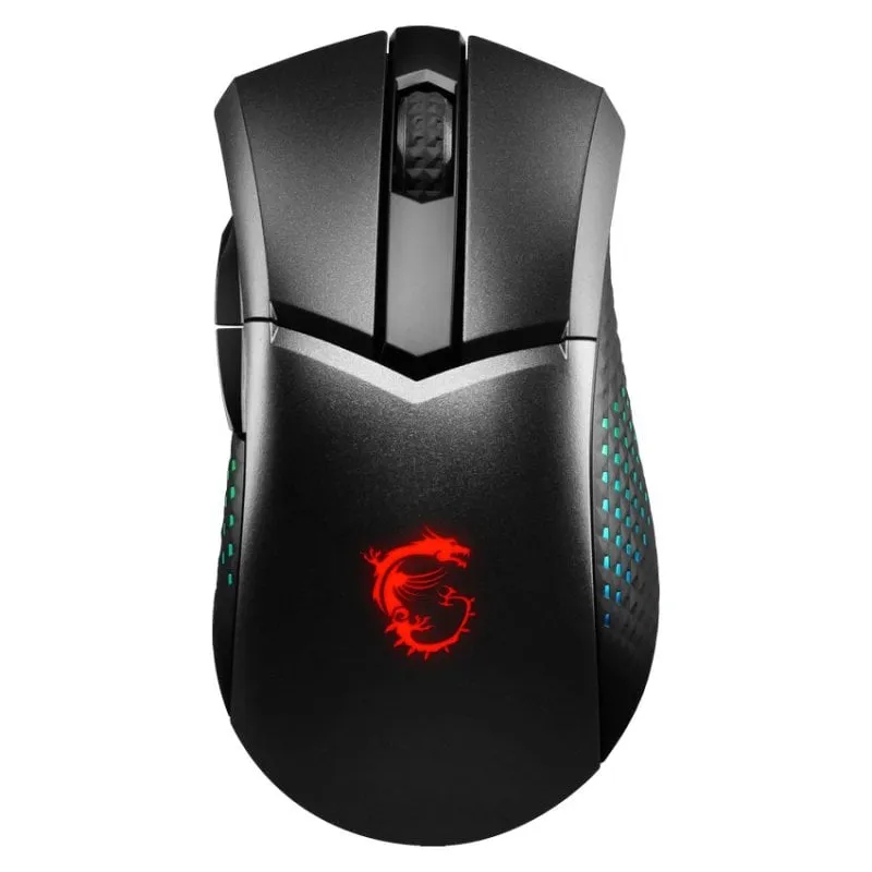 MSI Clutch GM51 Mouse da gioco ottico wireless RGB leggero 26000 DPI Nero - immagine 1