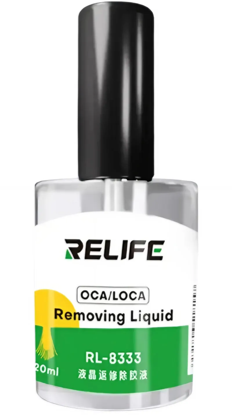 Soluzione Rimozione Colla OCA / LOCA Relife RL-8333, 20ml - immagine 1