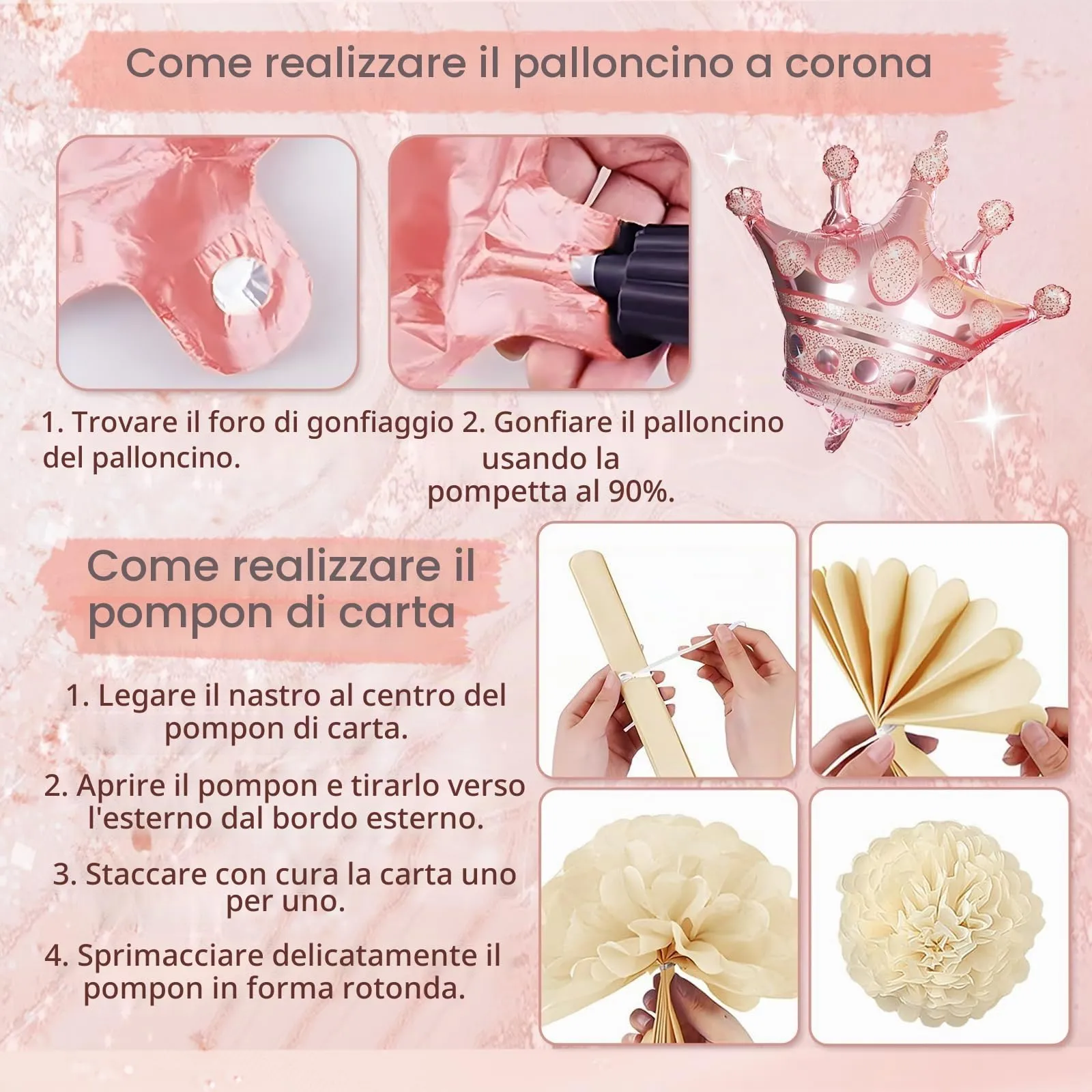 Decorazioni Compleanno 16 Anni Ragazza,Palloncini 16 Anni Compleanno - immagine 6