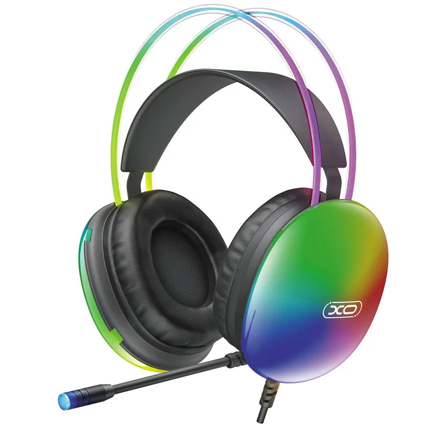 Cuffie Gaming 3.5mm XO Design GE11, RGB, Nere - immagine 1