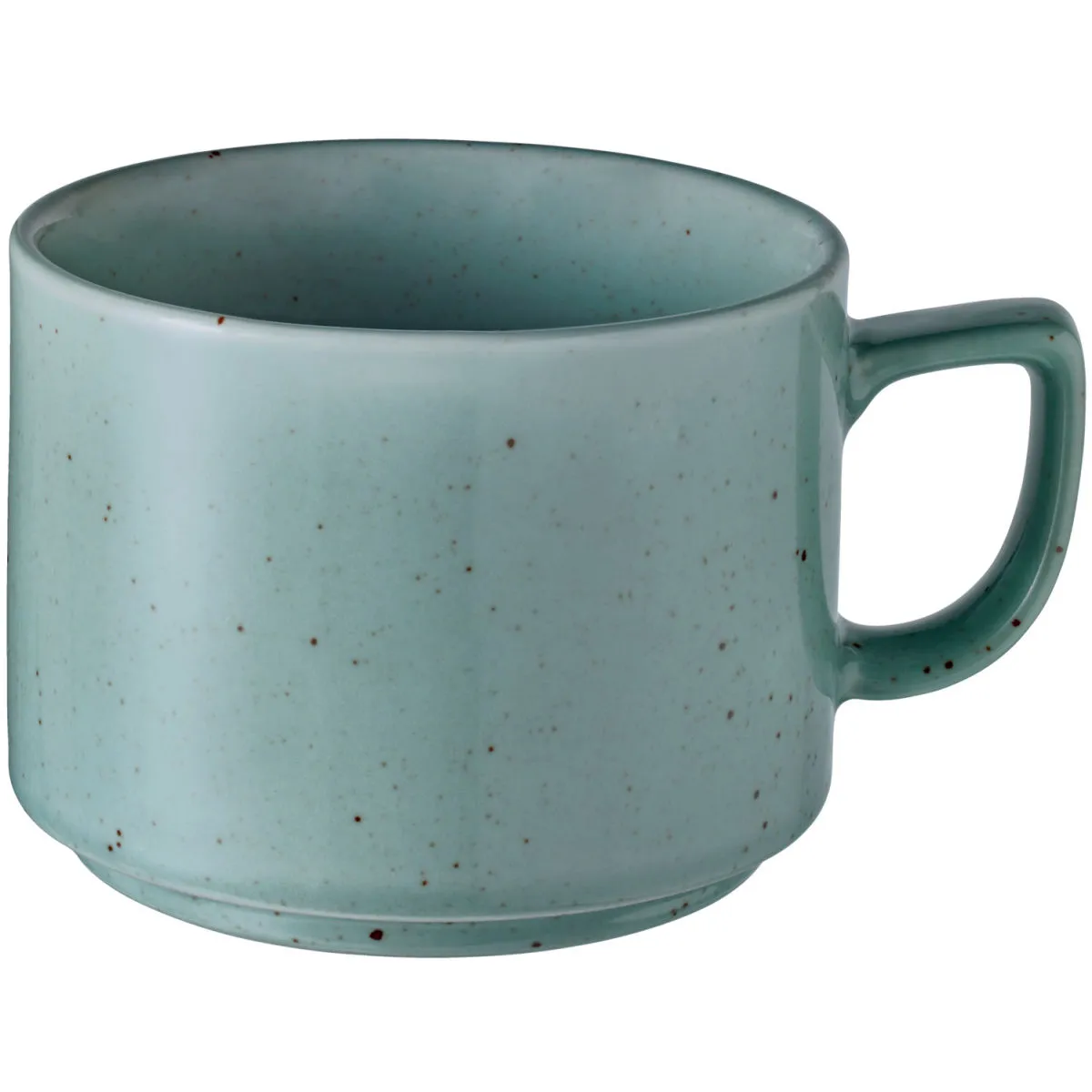 6x VEGA Tazza cappuccino Alessia; 190 ml, 7.5x6.3 cm (ØxH); turchese; rotonda; 6 pz. / Pacco - immagine 1