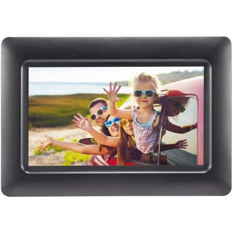 Cornice digitale AgfaPhoto Realiview APF700 da 7" Nera - immagine 1
