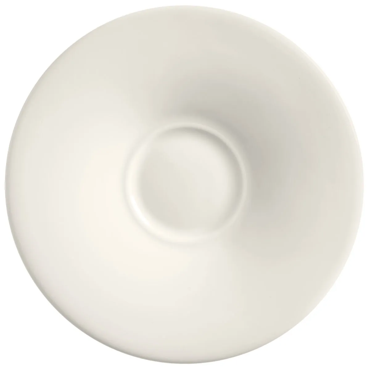 12x VEGA Piattino per tazzina caffè Premiora; 12.5 cm (Ø); bianco crema; rotonda; 12 pz. / Pacco - immagine 1