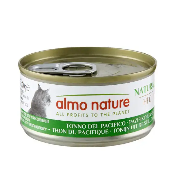 Almo Nature HFC Natural monoproteico Cat 70 gr Tonno del pacifico - confezione da 6 pezzi - immagine 1