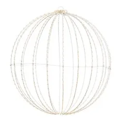 Sfera 3D (D40 cm) 1 gioco di luce (1pz) 720 luci - MICROLED Bianco caldo e Bianco freddo 75757 - immagine 1