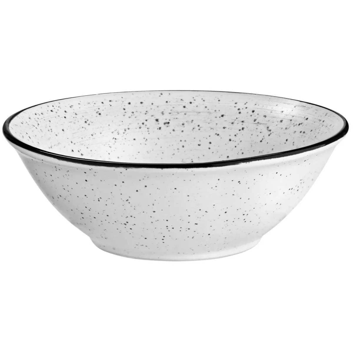 6x VEGA Ciotola Fungio conico; 320 ml, 14x4.7 cm (ØxH); bianco/nero; conica; 6 pz. / Pacco - immagine 1