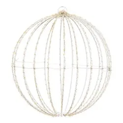 Sfera 3D (D30 cm) 1 gioco di luce (1pz) 520 luci - MICROLED Bianco caldo e Bianco freddo 75740 - immagine 1