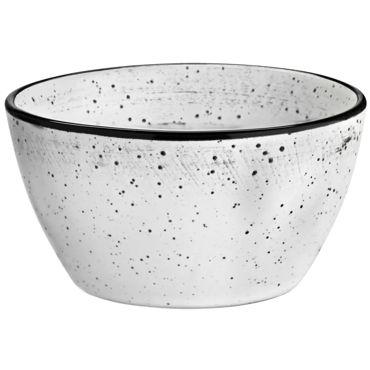 6x VEGA Ciotolina Fungio rotondo; 220 ml, 10x5 cm (ØxH); bianco/nero; rotonda; 6 pz. / Pacco - immagine 1