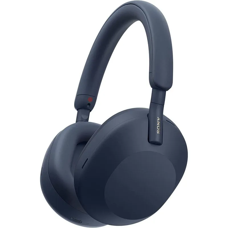 Sony WH1000XM5S.CE7 Cuffie wireless blu con cancellazione del rumore - immagine 1
