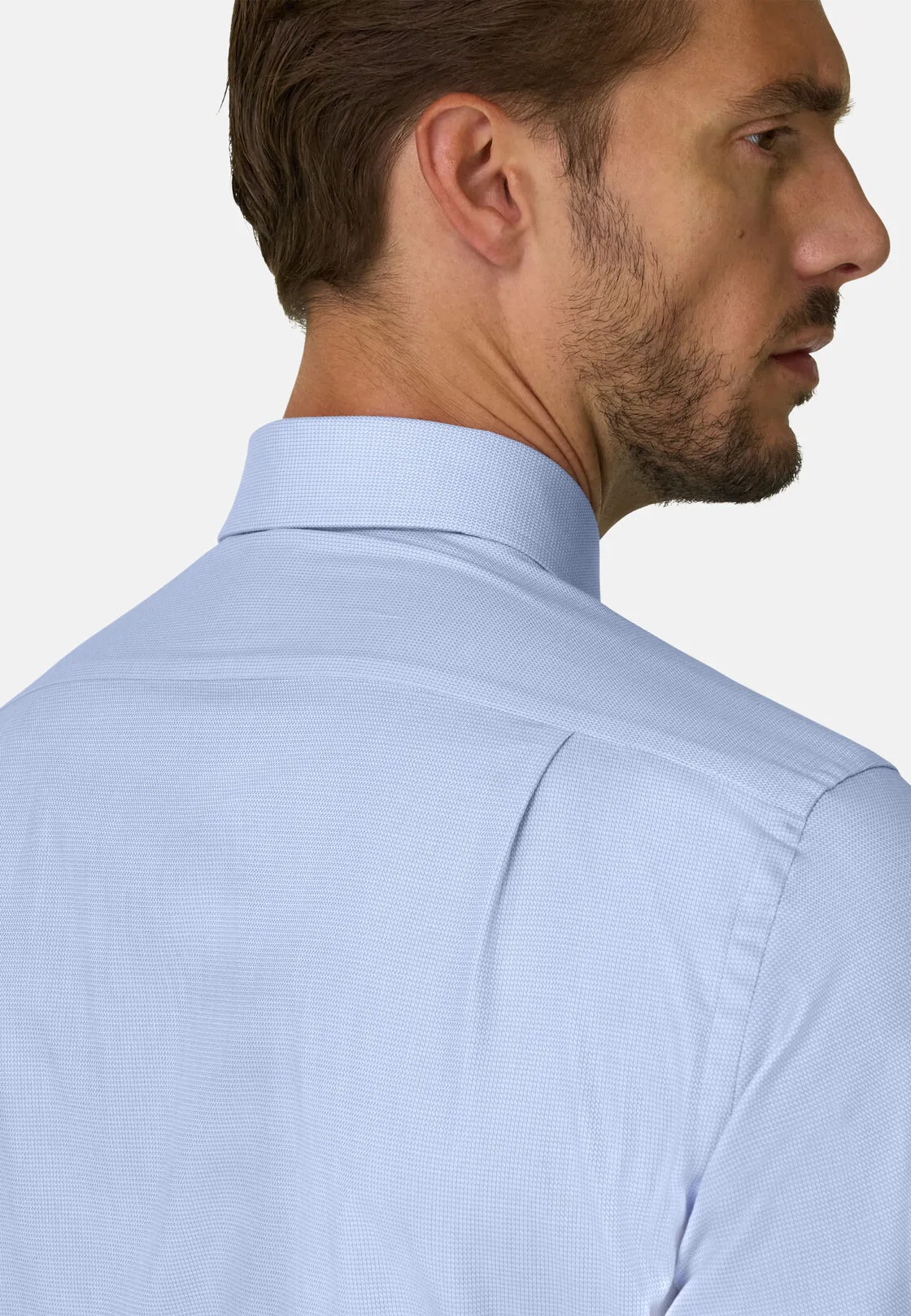 Boggi, Camicia In Cotone Regular Fit, Uomo, Azzurro, Taglia: 40 - immagine 4