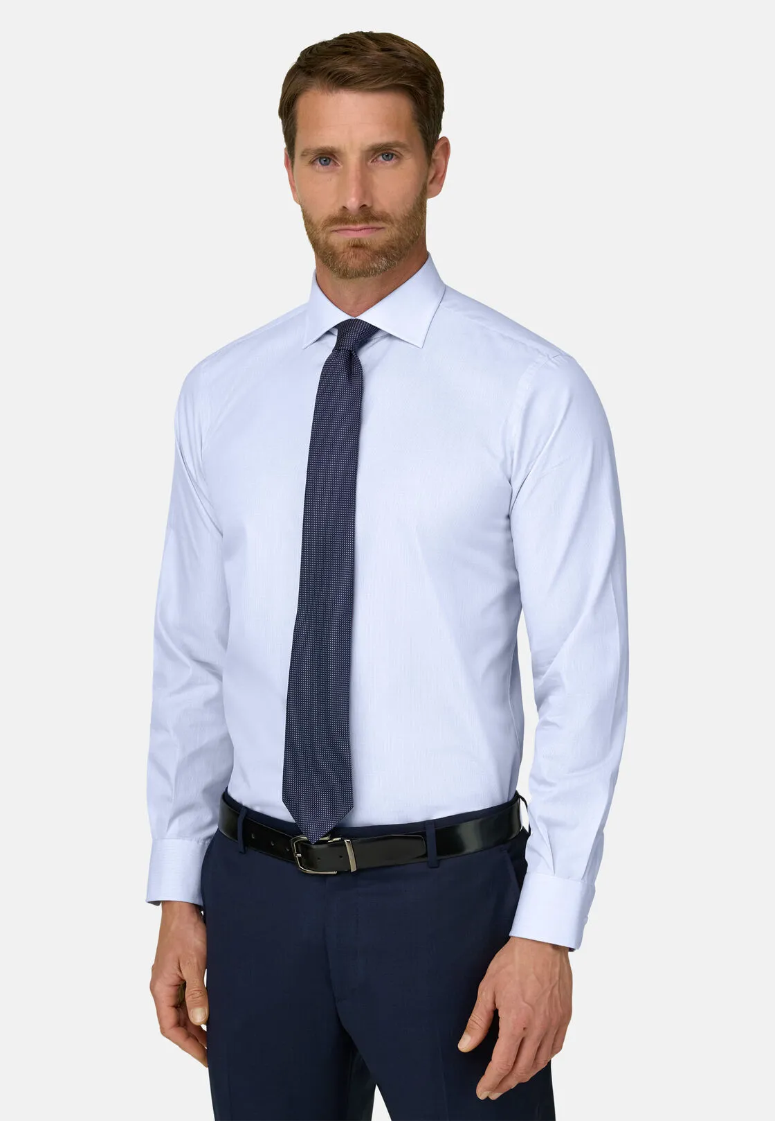 Boggi, Camicia A Quadretti In Cotone Regular Fit, Uomo, Azzurro, Taglia: 38 - immagine 1