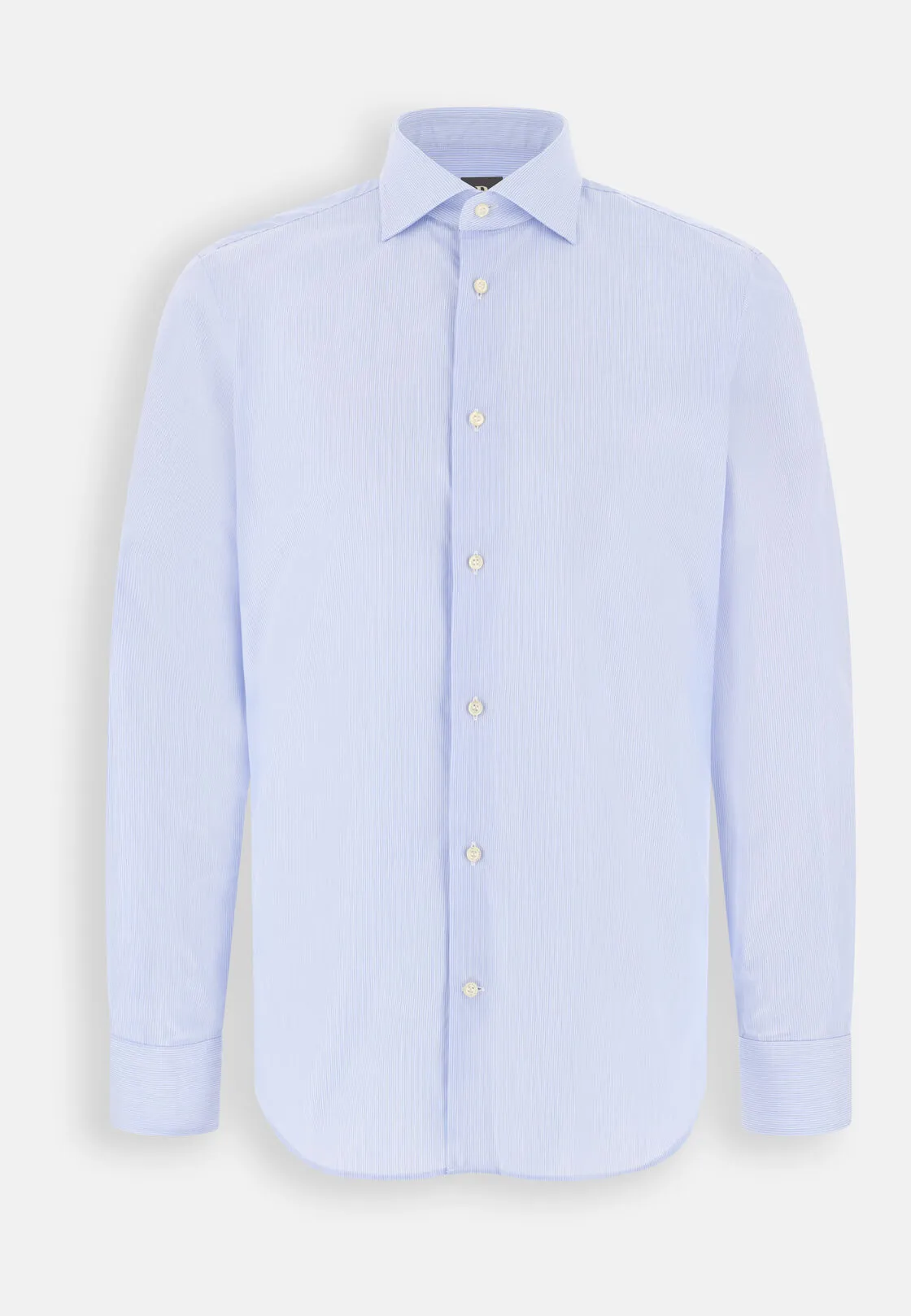Boggi, Camicia A Righe In Cotone Slim Fit, Uomo, Azzurro, Taglia: 40 - immagine 6