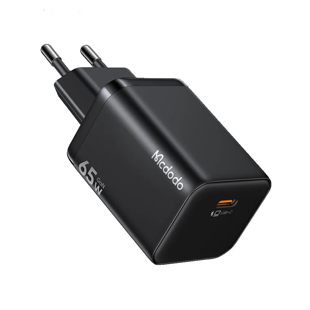 Caricatore da rete McDodo CH-0850 Ultimate Mini, 65W, 3,25A, 1 x USB-C, Nero - immagine 1