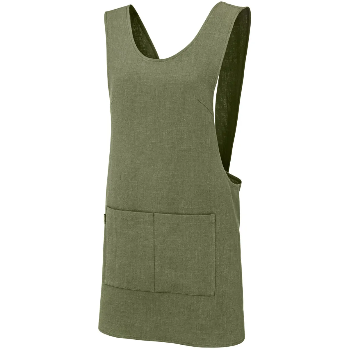 JOBELINE Grembiule Ramie; 70x114 cm (LxL); verde oliva - immagine 1
