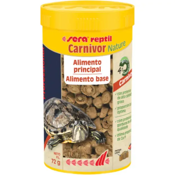 Sera Reptil Professional Carnivor 72 gr (250 ml) - Cibo per tartarughe - immagine 1