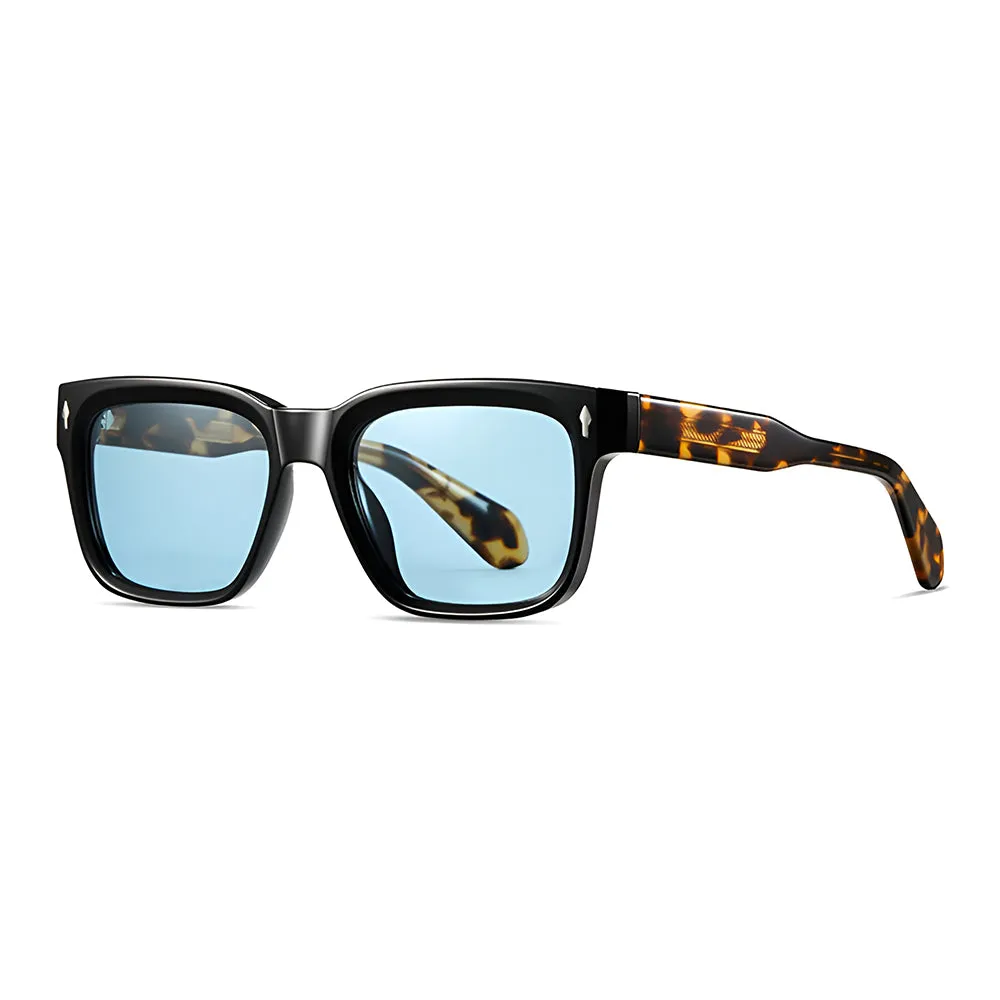 Occhiali da Sole Uomo Techsuit 31246, Polarizzati, Protezione UV, Marrone Blu - immagine 1