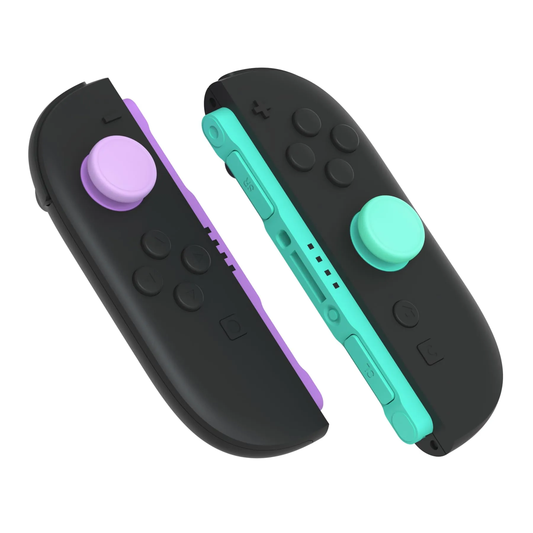 playvital Copri Levette Analogiche per Nintendo Switch 2, Viola&Verde - immagine 7