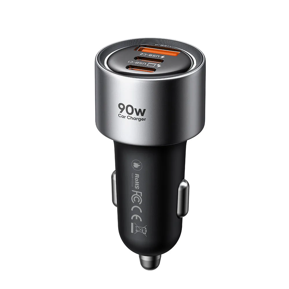 Caricatore Auto McDodo CC-3110 Gana, 90W, 3A, 1 x USB-A - 2 x USB-C, Nero - immagine 1