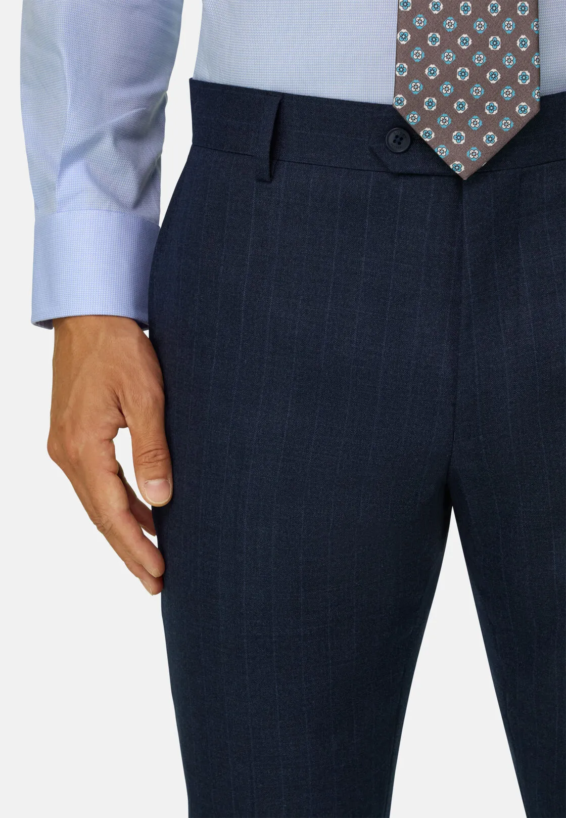 Boggi, Abito Lana Cashmere Seta Elasticizzato, Uomo, Navy, Taglia: 54 - immagine 3