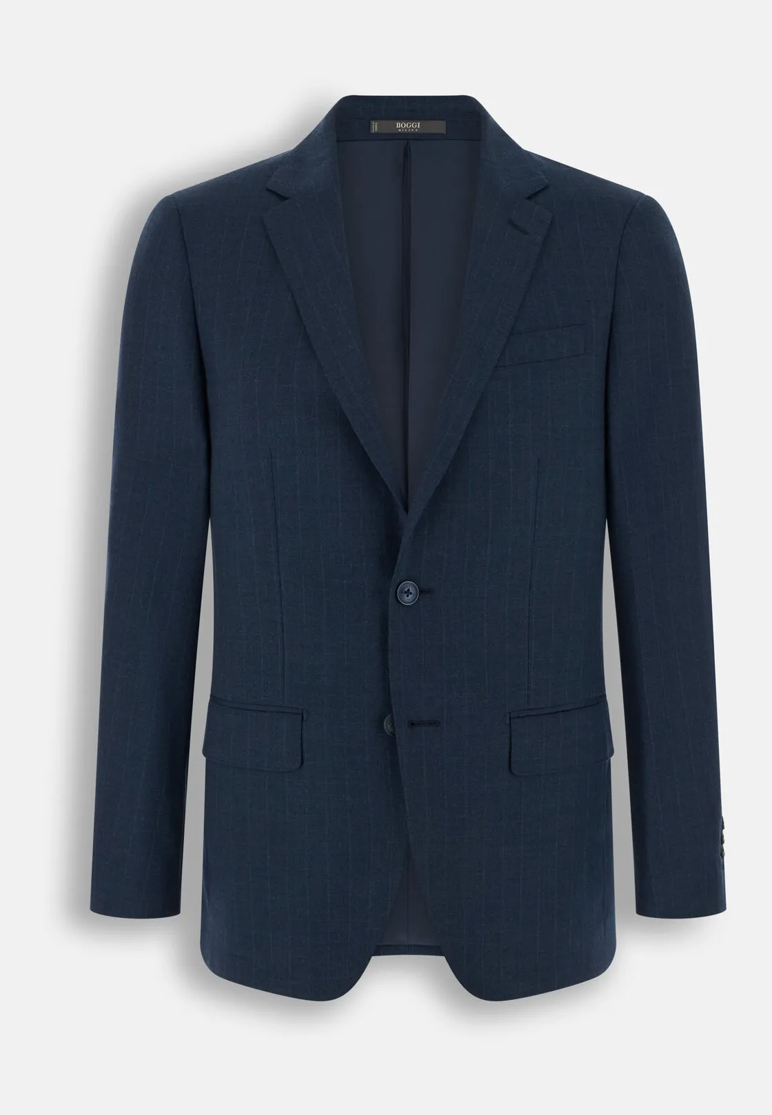 Boggi, Abito Lana Cashmere Seta Elasticizzato, Uomo, Navy, Taglia: 56 - immagine 6