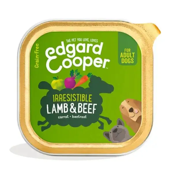 Edgard & Cooper Grain Free 150 gr Agnello e Manzo - confezione da 11 pezzi - Cibo umido per cani - immagine 1