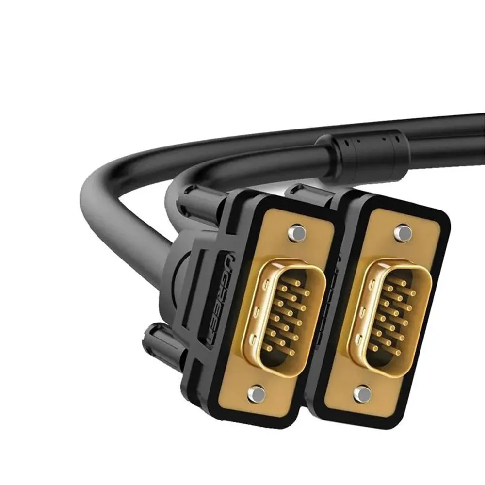 Cavo Video UGREEN VG101 (11633), VGA - VGA, 10m, Nero - immagine 1