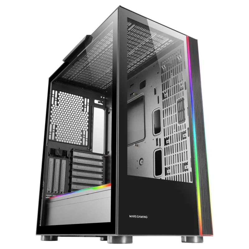Mars Gaming MC-Ultra Tower Custom XXL Vetro temperato USB 3.0 ARGB Nero - immagine 1