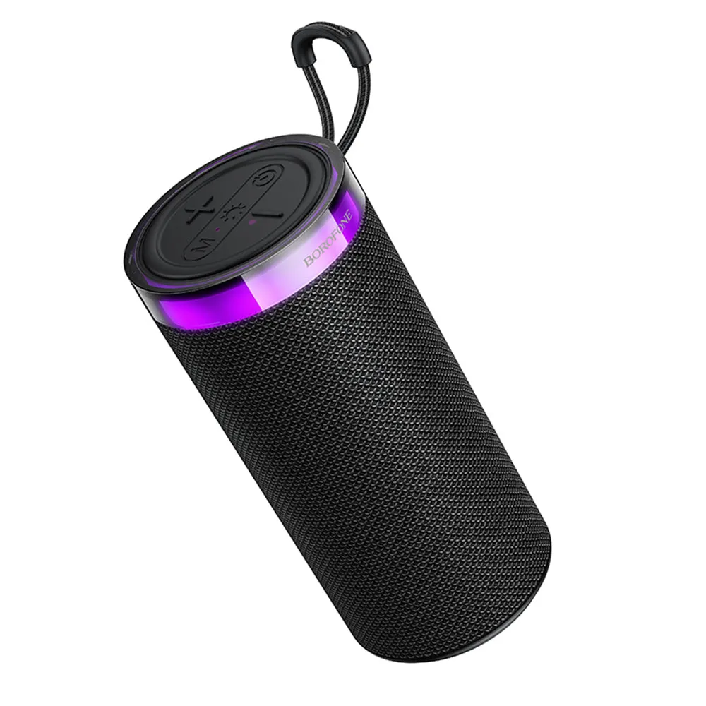 Cassa Portatile Bluetooth Borofone BR105 Loud, 10W, TWS, RGB, Grigio - immagine 1