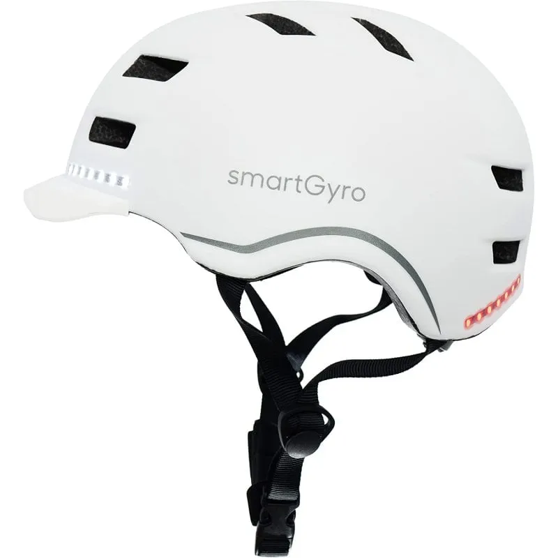 Casco Smartgyro Pro Casco Smart con LED Taglia L Bianco - immagine 1