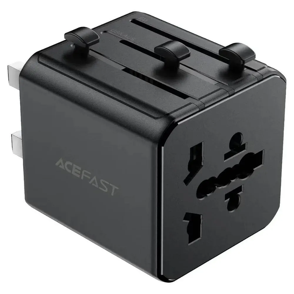 Adattatore di Rete Acefast Z11 Travel, Nero - immagine 1