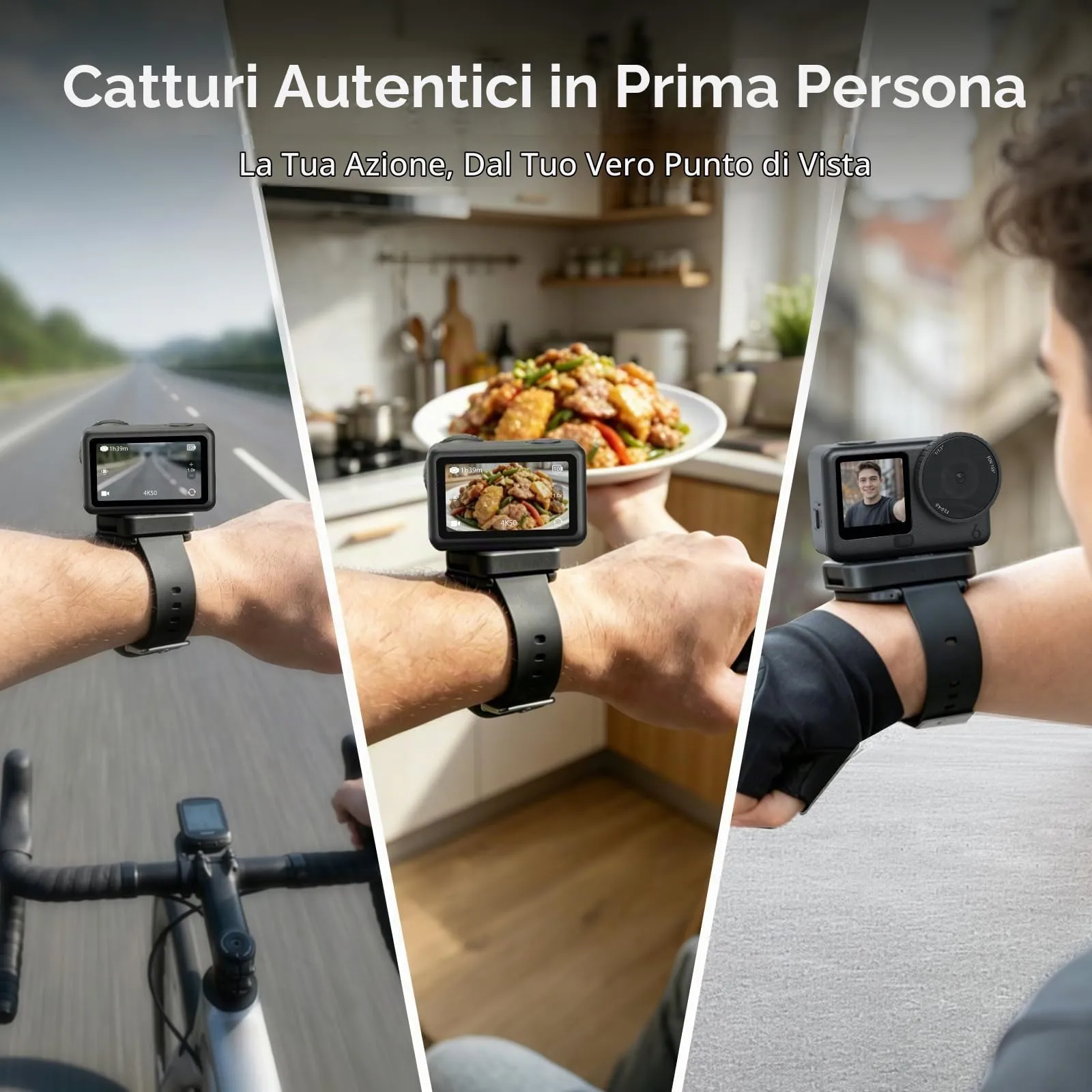 SMALLRIG Cinturino Polso POV per DJI Osmo Nano/Action 6 - 5763 - immagine 8