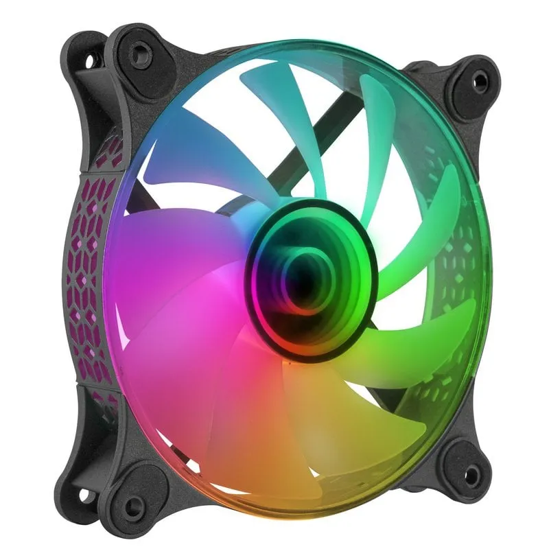 Ventola Mars Gaming MF-3D ARGB da 120 mm Nera - immagine 1