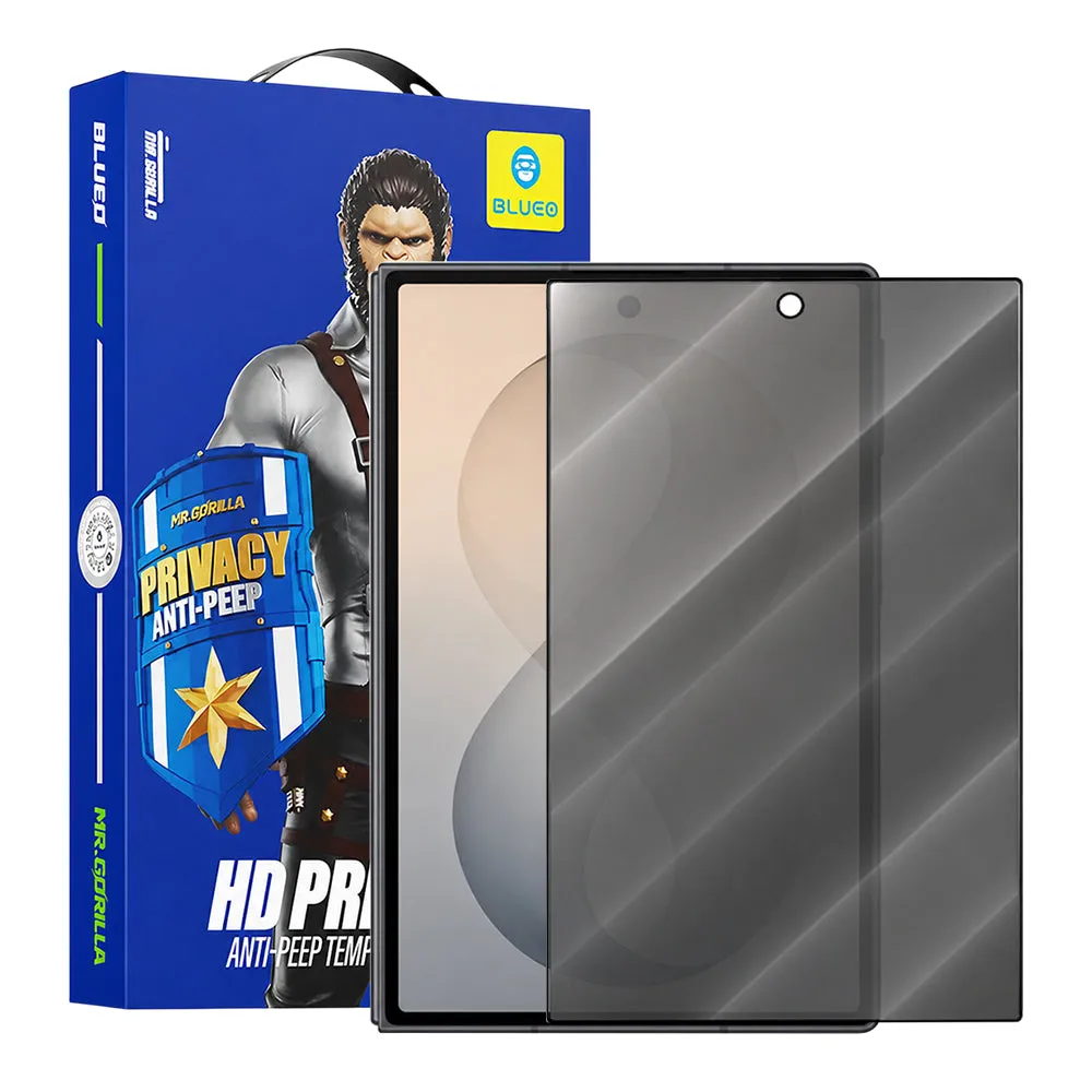 Pellicola Protettiva Schermo Esterno Privacy Blueo Anti-Peep per Samsung Galaxy Z Fold8 F971, Vetro Temperato, Colla Completa - immagine 1
