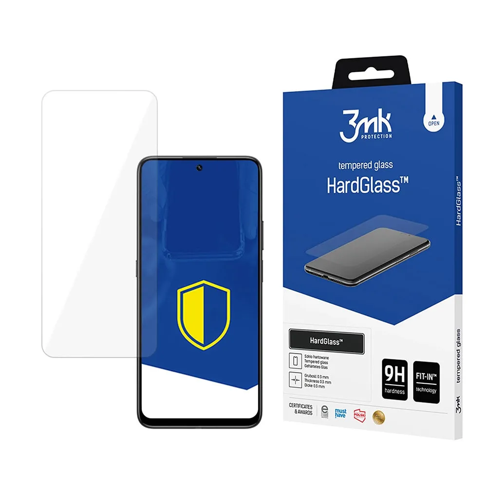Pellicola protettiva per schermo 3MK HardGlass per Honor 400 Smart 4G / 400 Smart 5G, Vetro temperato, Full Glue - immagine 1