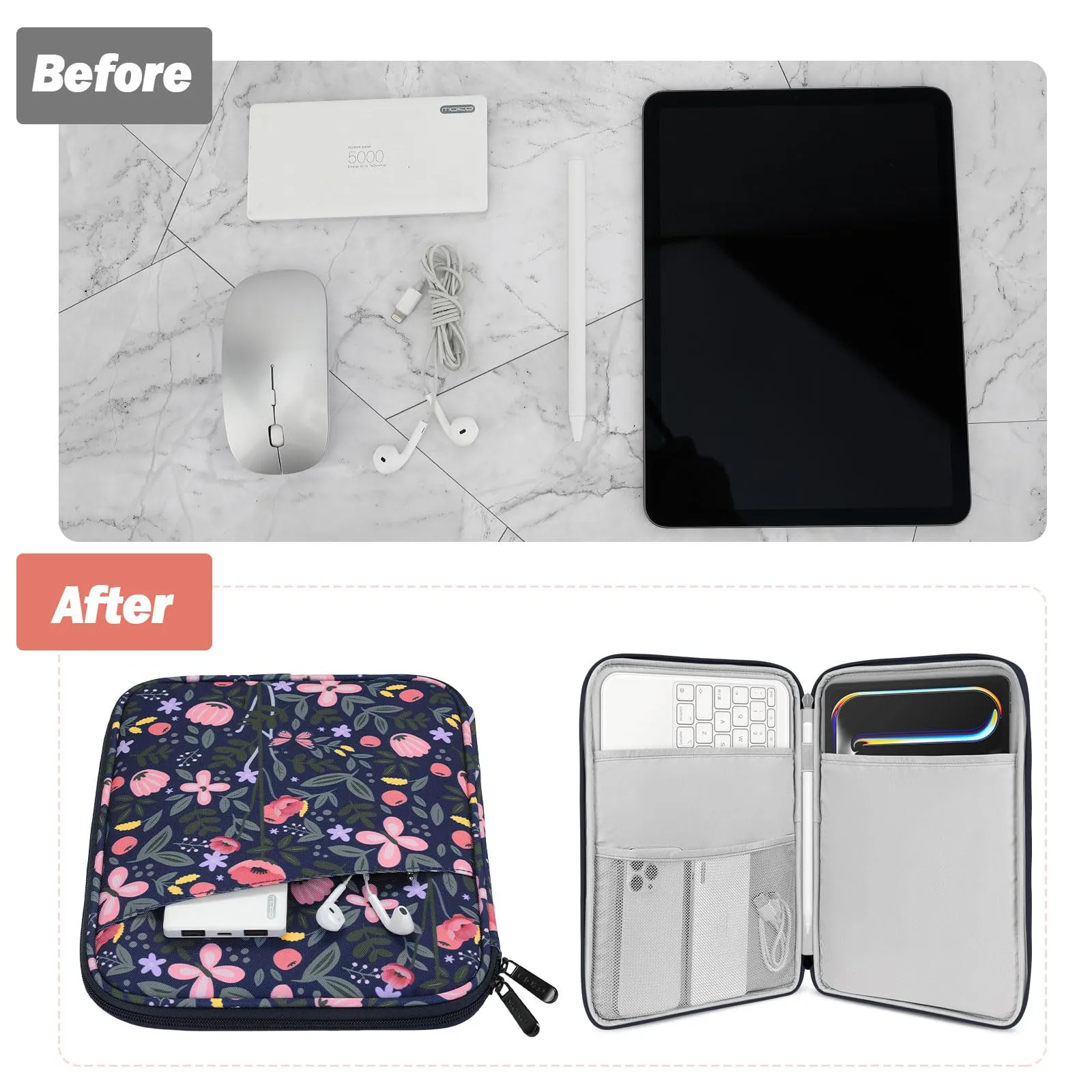 MoKo Borsa per tablet 9-11 pollici con tasca - immagine 4