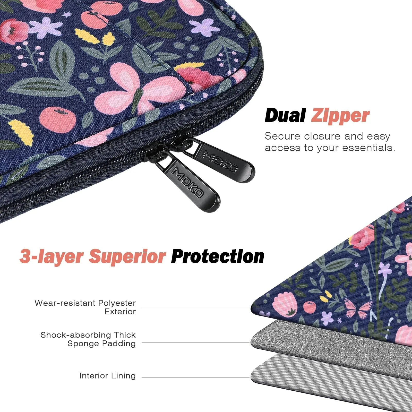MoKo Borsa per tablet 9-11 pollici con tasca - immagine 5