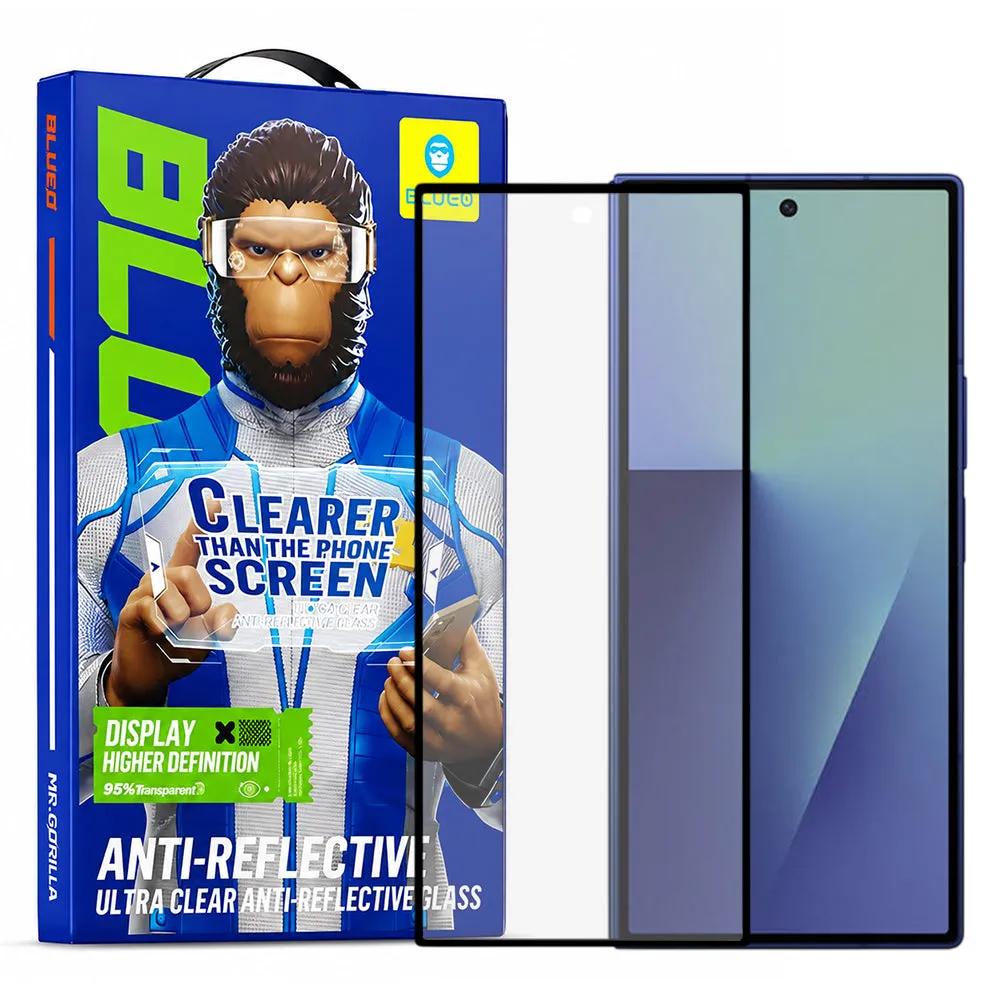 Pellicola protettiva per schermo esterno Blueo Anti-Riflesso HD per Samsung Galaxy Z Fold8 Ultra F976, Vetro Temperato, Full Glue, Nero - immagine 1