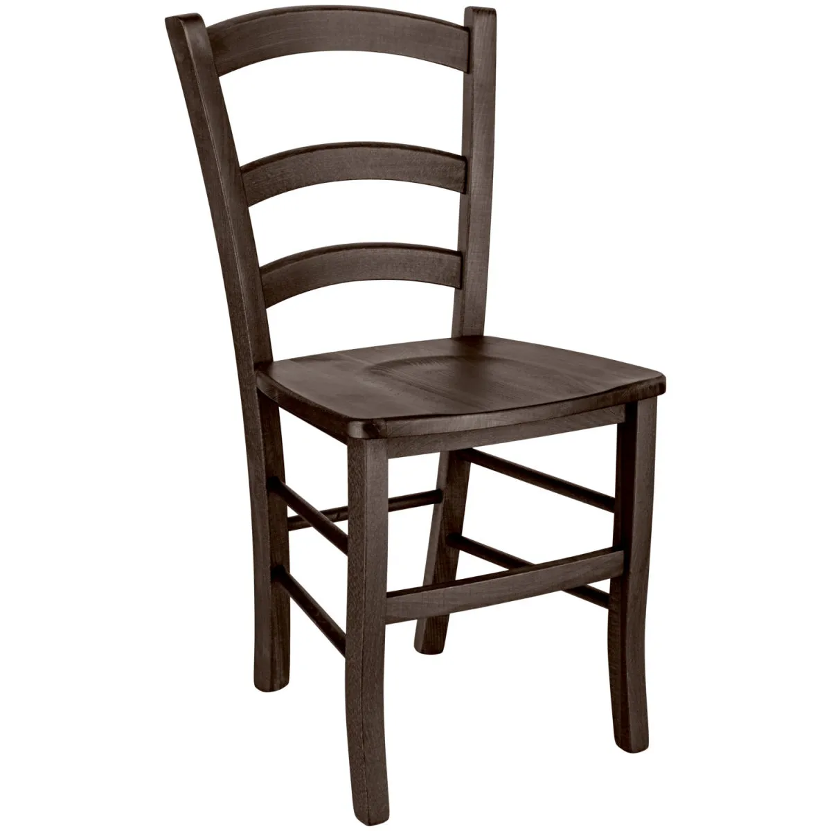 2x PULSIVA Sedia paesana Herakles 2 Standard; 43x49x87 cm (LxPxH); marrone scuro; 2 pz. / Pacco - immagine 1