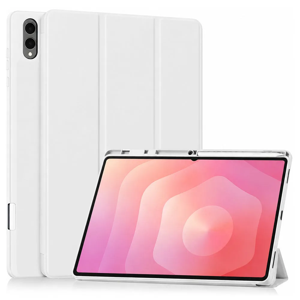 Custodia per Samsung Galaxy Tab S12 Ultra / Tab S11 Ultra, Techsuit, Flex Trifold, Grigio - immagine 1