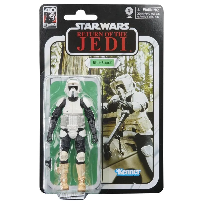 Hasbro originale Star Wars The Black Series Biker Scout - immagine 1
