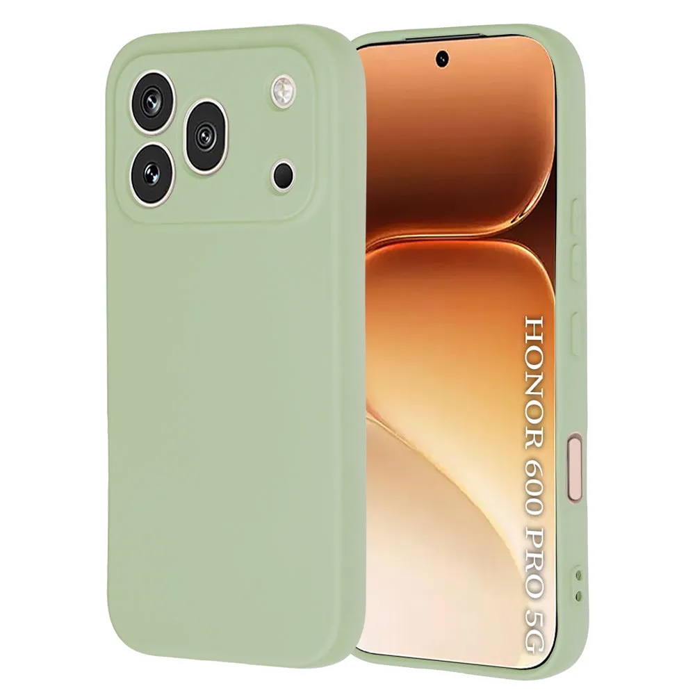 Custodia per Honor 600 Pro, Techsuit, SoftFlex, Verde Chiaro - immagine 1