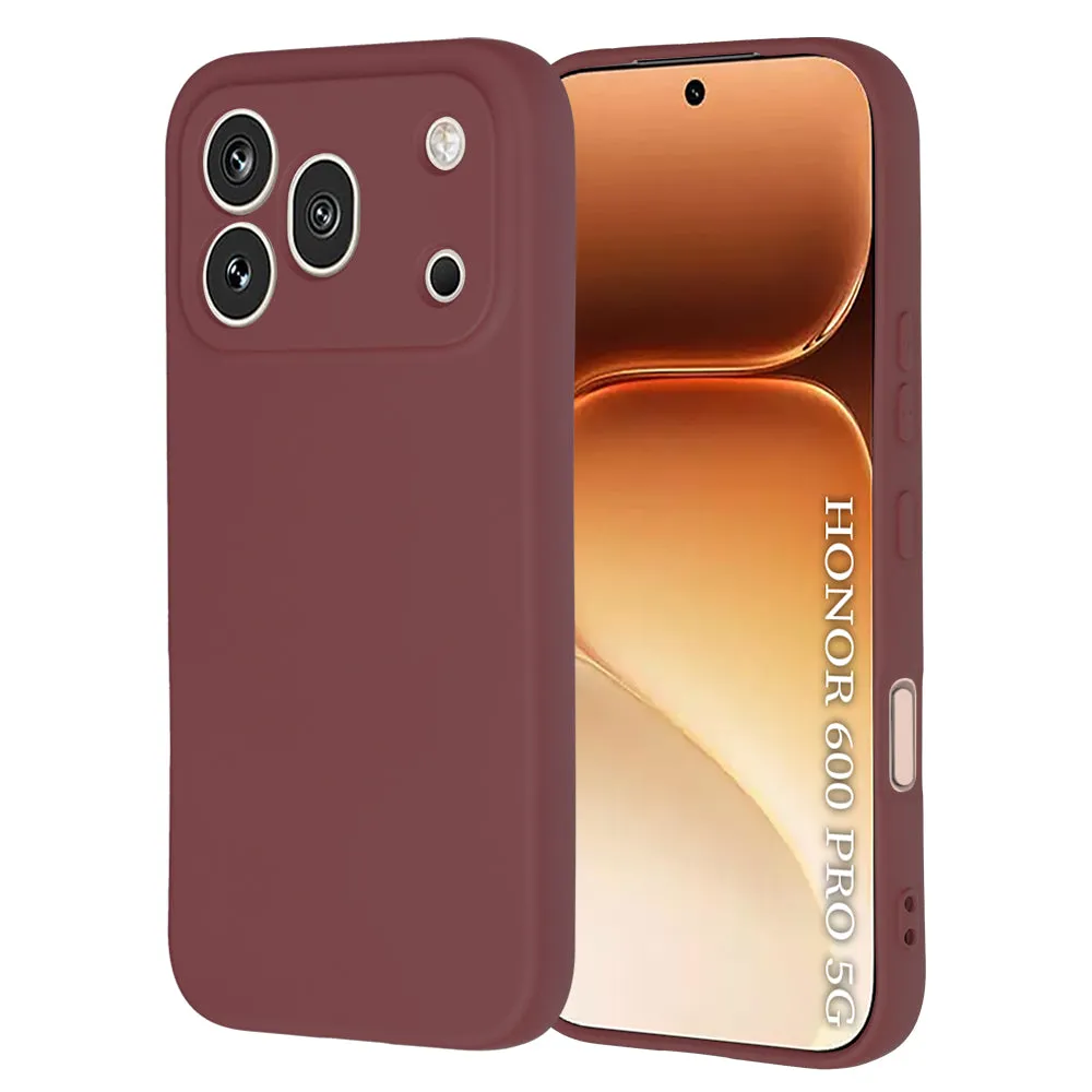 Custodia per Honor 600 Pro, Techsuit, SoftFlex, Vinaccia - immagine 1