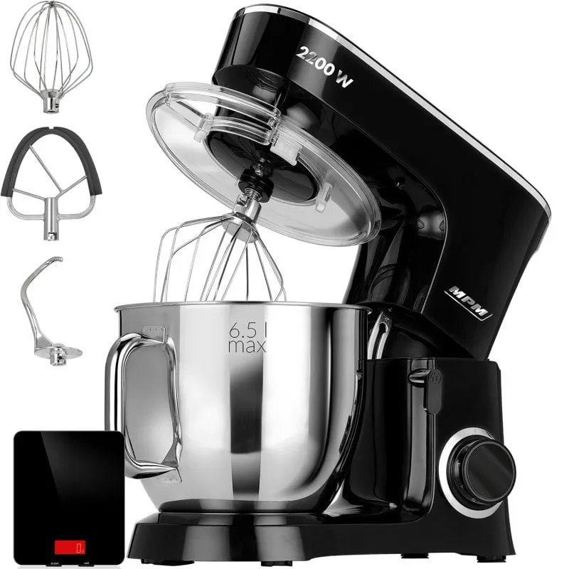 MPM MRK-19B Impastatrice Pasticceria Professionale Robot da Cucina Orbitale 2200W + Bilancia - immagine 1