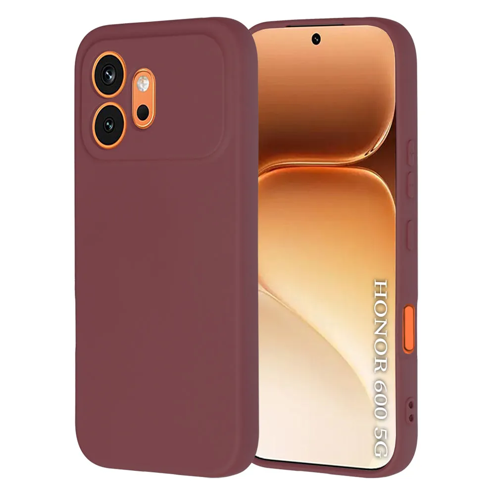 Custodia per Honor 600, Techsuit, SoftFlex, Vinaccia - immagine 1