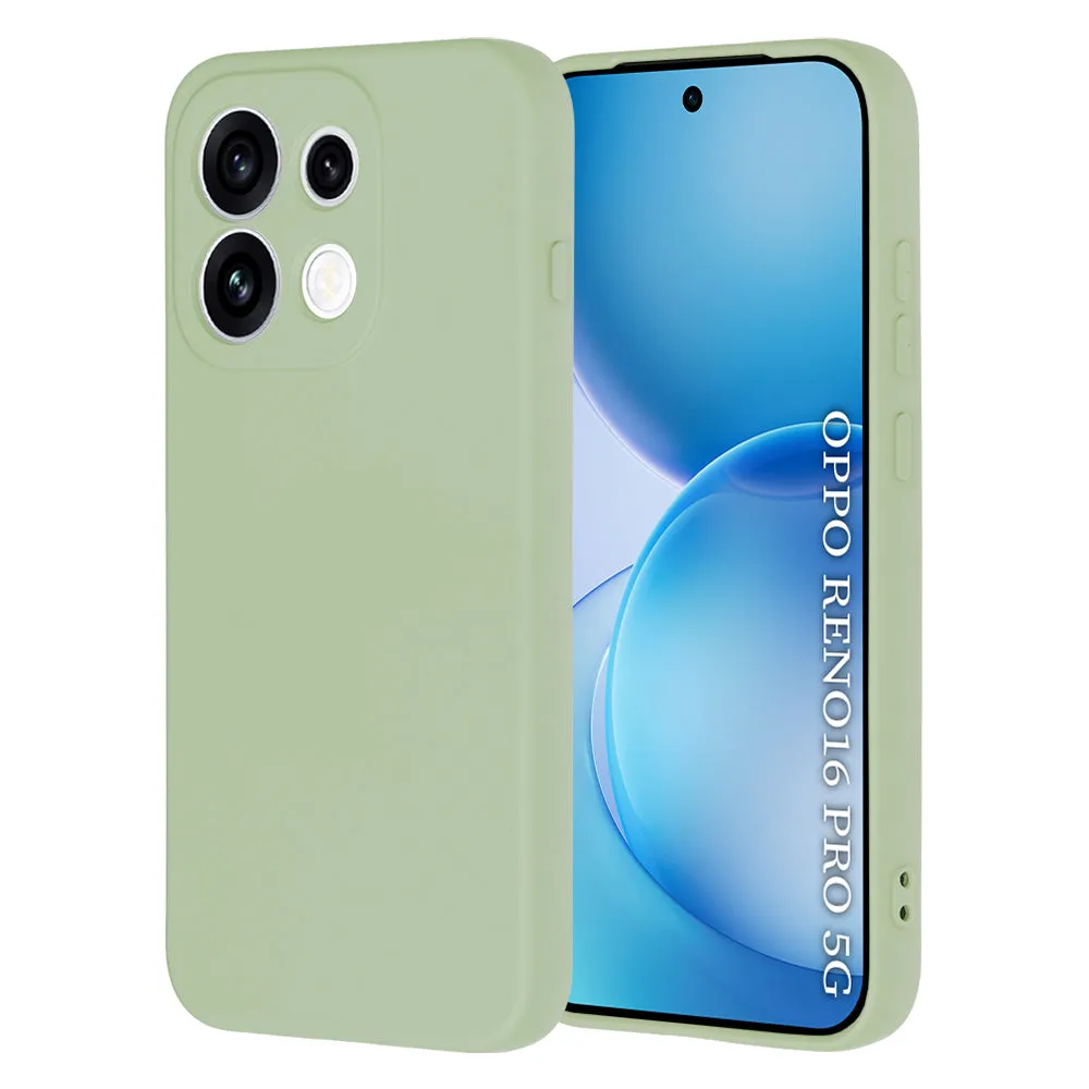 Custodia per Oppo Reno16 Pro, Techsuit, SoftFlex, Verde Chiaro - immagine 1