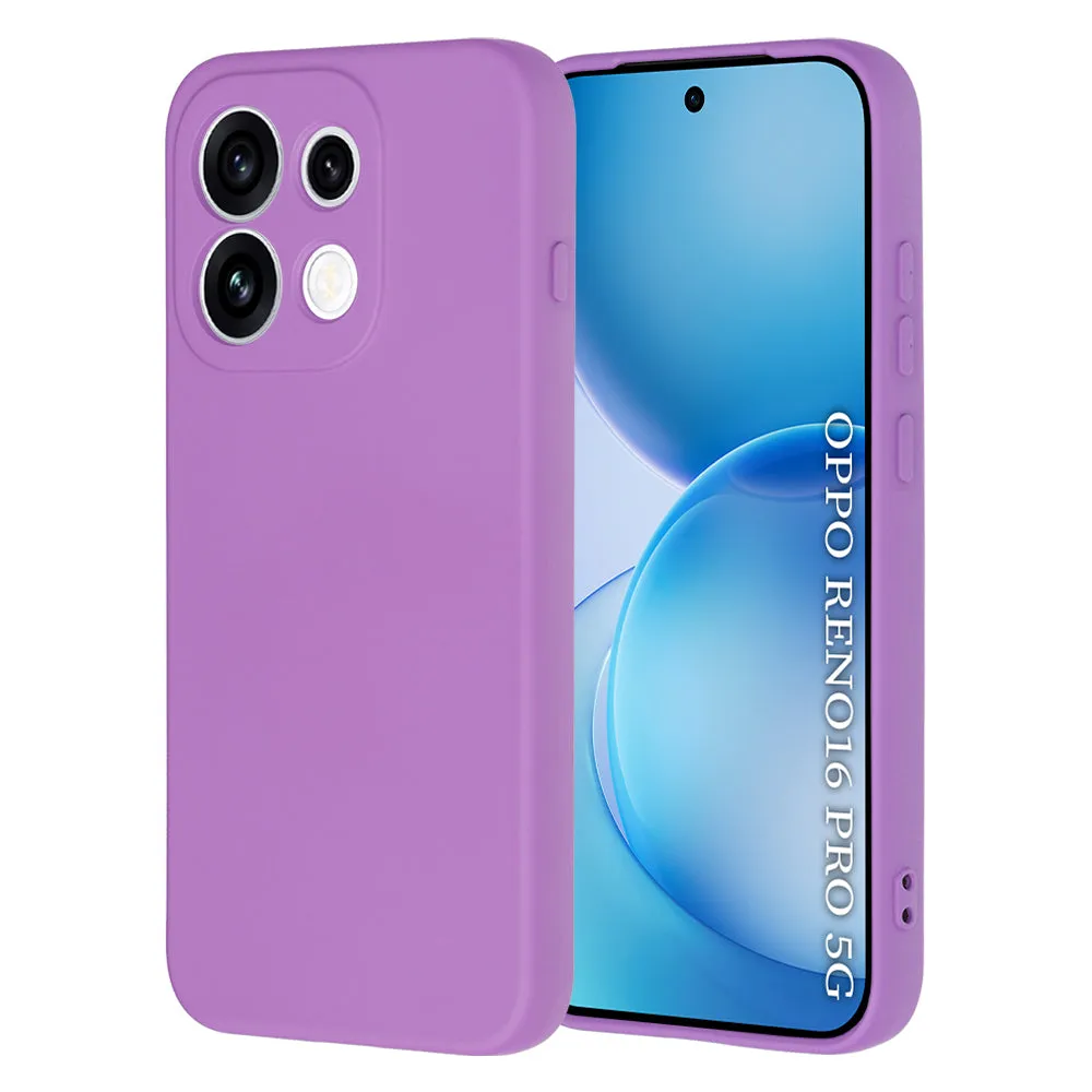 Custodia per Oppo Reno16 Pro, Techsuit, SoftFlex, Viola - immagine 1
